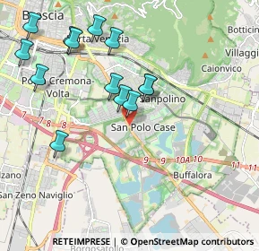 Mappa Via S. Polo, 25134 Brescia BS, Italia (2.06231)