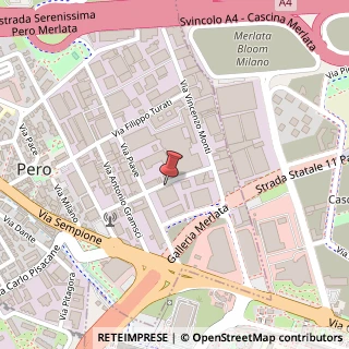 Mappa Via Gioberti, 8/10, 20016 Pero, Milano (Lombardia)