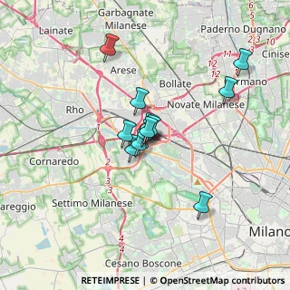 Mappa Via Vincenzo Gioberti, 20016 Pero MI, Italia (2.41917)