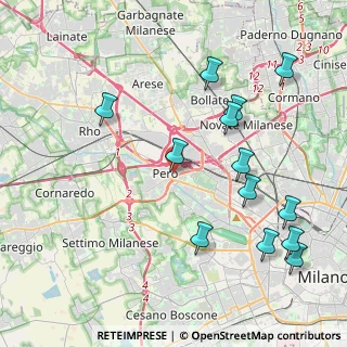 Mappa Via Vincenzo Gioberti, 20016 Pero MI, Italia (4.64923)