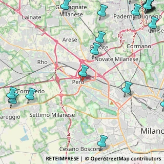 Mappa Via Vincenzo Gioberti, 20016 Pero MI, Italia (7.455)