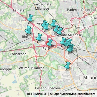 Mappa Via Vincenzo Gioberti, 20016 Pero MI, Italia (3.30063)