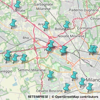 Mappa Via Vincenzo Gioberti, 20016 Pero MI, Italia (5.9195)