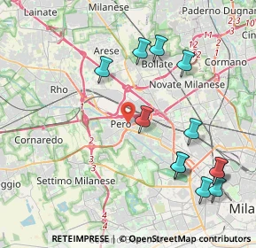 Mappa Via Vincenzo Gioberti, 20016 Pero MI, Italia (4.56417)