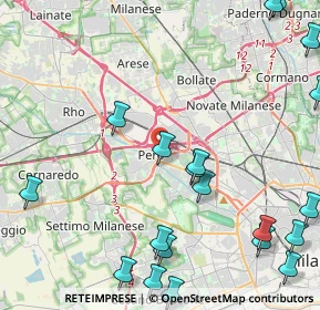 Mappa Via Vincenzo Gioberti, 20016 Pero MI, Italia (6.0275)