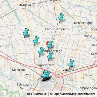 Mappa SP 70, 35011 Campodarsego PD (9.621)