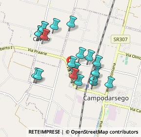Mappa SP 70, 35011 Campodarsego PD (0.812)