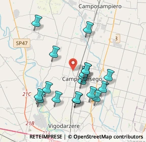 Mappa SP 70, 35011 Campodarsego PD (3.49667)
