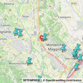 Mappa Via Molinetto, 36075 Montecchio Maggiore VI, Italia (3.21364)