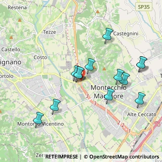 Mappa Via Molinetto, 36075 Montecchio Maggiore VI, Italia (1.91846)