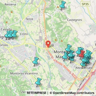 Mappa Via Molinetto, 36075 Montecchio Maggiore VI, Italia (3.02)