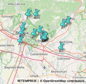 Mappa Via N. Castellini, 25086 Rezzato BS, Italia (5.27333)