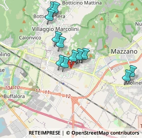 Mappa Via N. Castellini, 25086 Rezzato BS, Italia (1.66833)