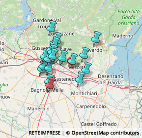 Mappa Via N. Castellini, 25086 Rezzato BS, Italia (10.48211)