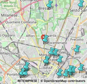 Mappa Piazza dell'Ospedale Maggiore, 20100 Milano MI, Italia (3.0415)