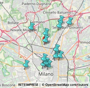 Mappa Piazza dell'Ospedale Maggiore, 20100 Milano MI, Italia (3.40857)