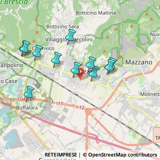 Mappa Via Nino Bixio, 25086 Rezzato BS, Italia (1.86273)