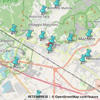 Mappa Via Nino Bixio, 25086 Rezzato BS, Italia (2.55077)