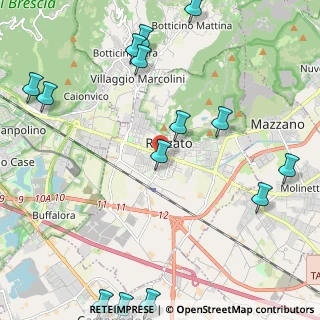 Mappa Via Nino Bixio, 25086 Rezzato BS, Italia (2.93857)