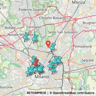 Mappa Via Mainoni D'intignano, 20125 Milano MI, Italia (4.28429)