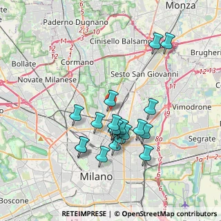 Mappa Via Mainoni D'intignano, 20125 Milano MI, Italia (3.36368)