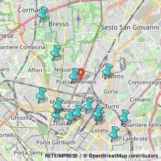 Mappa Via Mainoni D'intignano, 20125 Milano MI, Italia (2.36214)