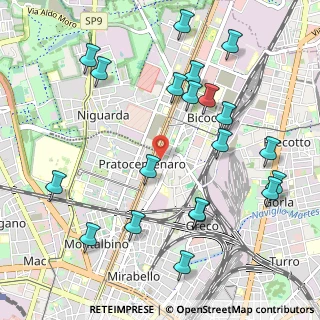 Mappa Via Mainoni D'intignano, 20125 Milano MI, Italia (1.2005)