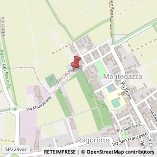 Mappa Via Papa Giovanni XXIII, 23, 20010 Vanzago, Milano (Lombardia)