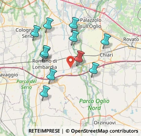 Mappa Via Fenilnuovo, 24054 Calcio BG, Italia (6.83273)