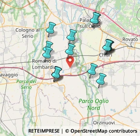 Mappa Via Fenilnuovo, 24054 Calcio BG, Italia (6.7375)