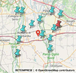 Mappa Via Fenilnuovo, 24054 Calcio BG, Italia (8.31875)