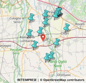 Mappa Via Fenilnuovo, 24054 Calcio BG, Italia (7.462)