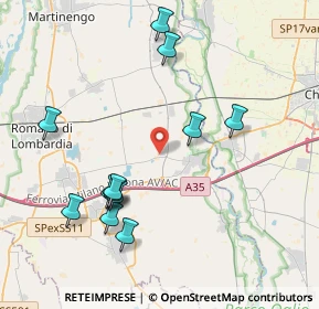 Mappa Via Fenilnuovo, 24054 Calcio BG, Italia (4.21833)