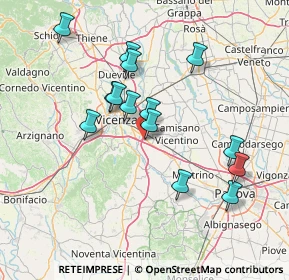 Mappa Centro Commerciale le Piramidi, 36040 Torri di Quartesolo VI, Italia (13.65286)
