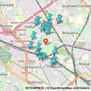 Mappa Via Carlo Perini, 20157 Milano MI, Italia (0.8115)