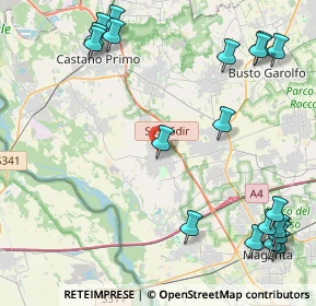 Mappa Via Decimo Fossati, 20012 Cuggiono MI, Italia (5.89947)