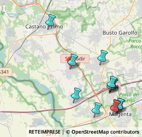 Mappa Via Decimo Fossati, 20012 Cuggiono MI, Italia (5.07)