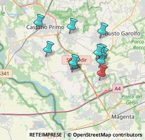 Mappa Via Decimo Fossati, 20012 Cuggiono MI, Italia (2.94818)