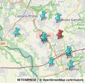 Mappa Via Decimo Fossati, 20012 Cuggiono MI, Italia (3.78909)