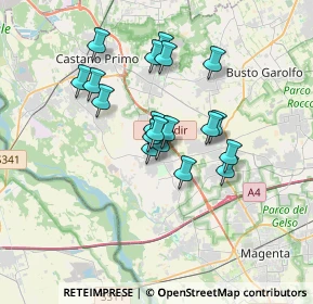 Mappa Via Decimo Fossati, 20012 Cuggiono MI, Italia (2.68632)