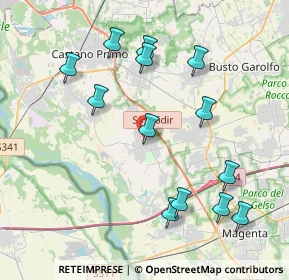 Mappa Via Decimo Fossati, 20012 Cuggiono MI, Italia (4.27154)