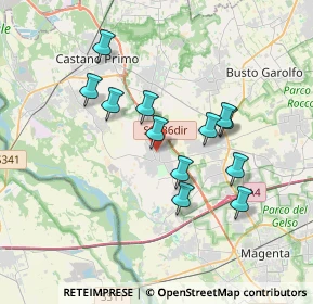 Mappa Via Decimo Fossati, 20012 Cuggiono MI, Italia (3.12917)