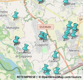 Mappa Via Decimo Fossati, 20012 Cuggiono MI, Italia (2.6875)