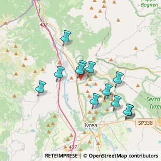 Mappa Via tostre, 10013 Borgofranco d'Ivrea TO, Italia (3.42667)