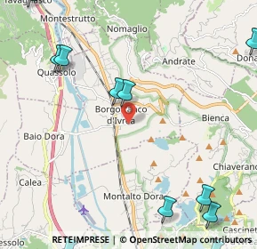 Mappa Via tostre, 10013 Borgofranco d'Ivrea TO, Italia (3.54429)