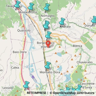 Mappa Via tostre, 10013 Borgofranco d'Ivrea TO, Italia (3.82)