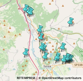 Mappa Via tostre, 10013 Borgofranco d'Ivrea TO, Italia (4.659)