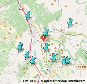 Mappa Via tostre, 10013 Borgofranco d'Ivrea TO, Italia (4.29545)