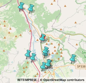 Mappa Via tostre, 10013 Borgofranco d'Ivrea TO, Italia (4.48636)