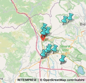 Mappa Via tostre, 10013 Borgofranco d'Ivrea TO, Italia (6.03308)